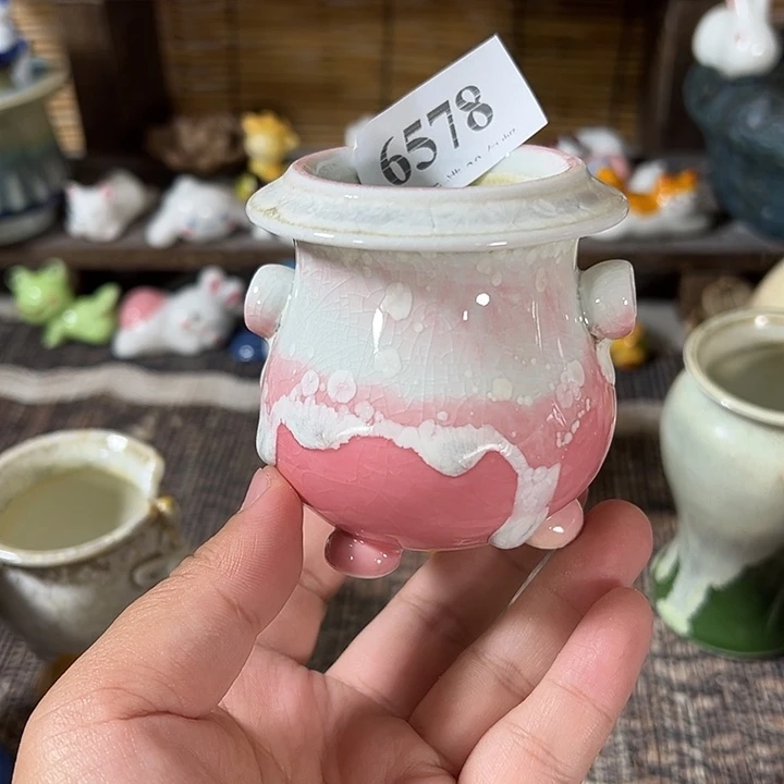 口5高7 手工花盆满30包邮