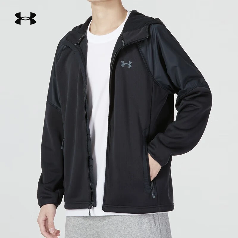 安德玛秋季上新运动服健身训练户外跑步休闲拉链外套1357475-DY