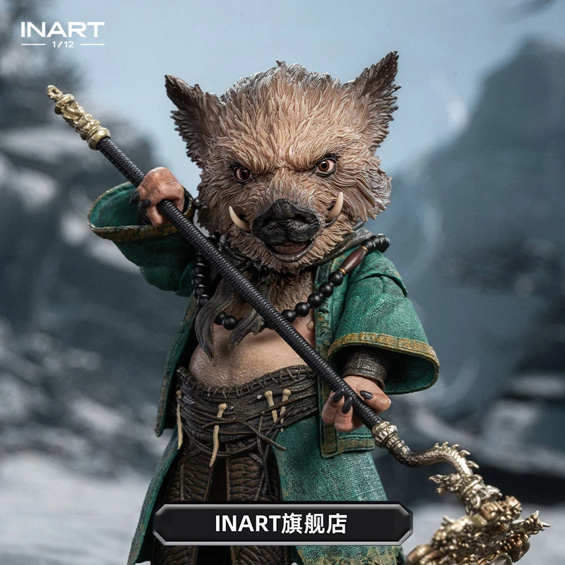 INART【现】黑神话:悟空猪八戒1/12可动人偶MAGG0001
