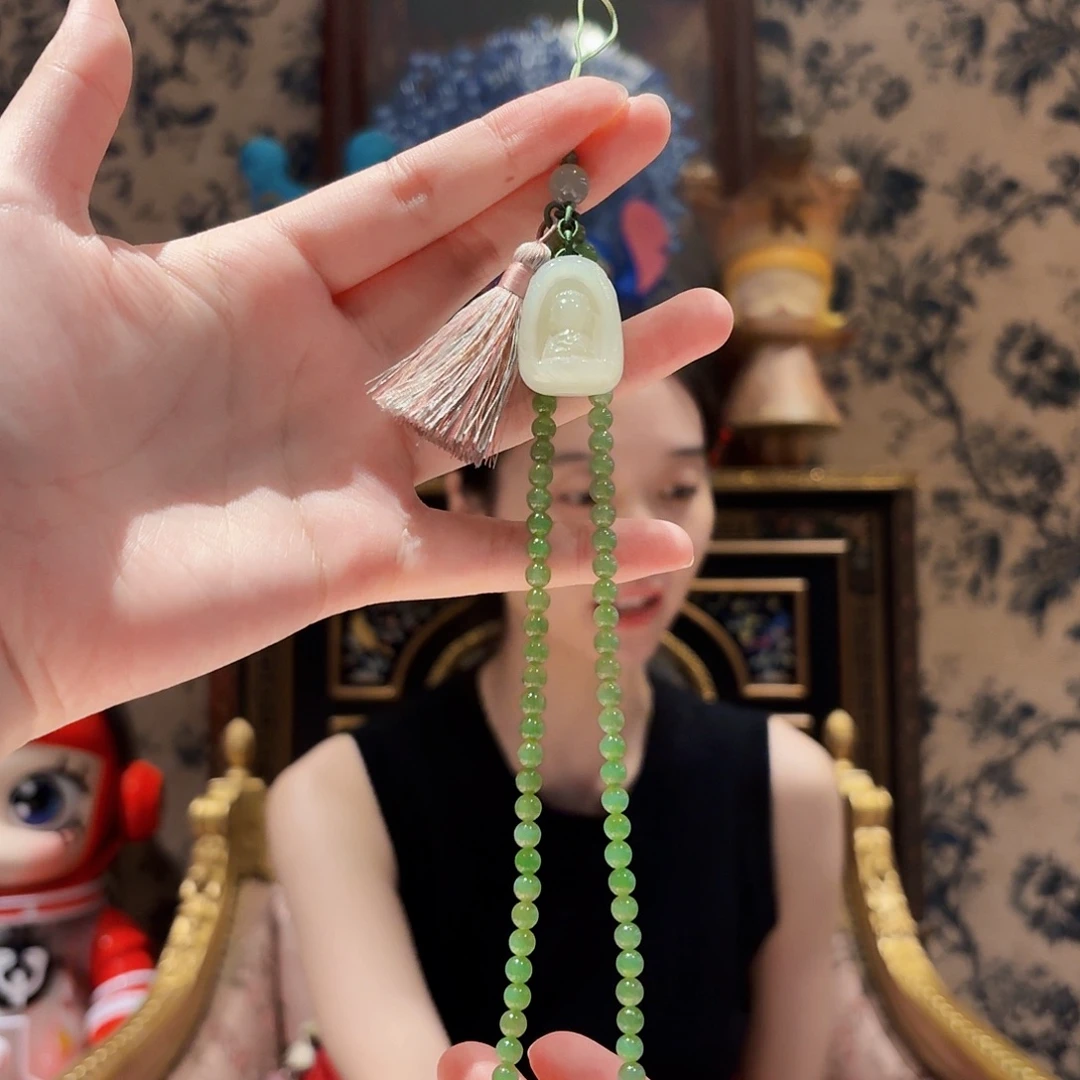 未镶嵌和田玉手机链