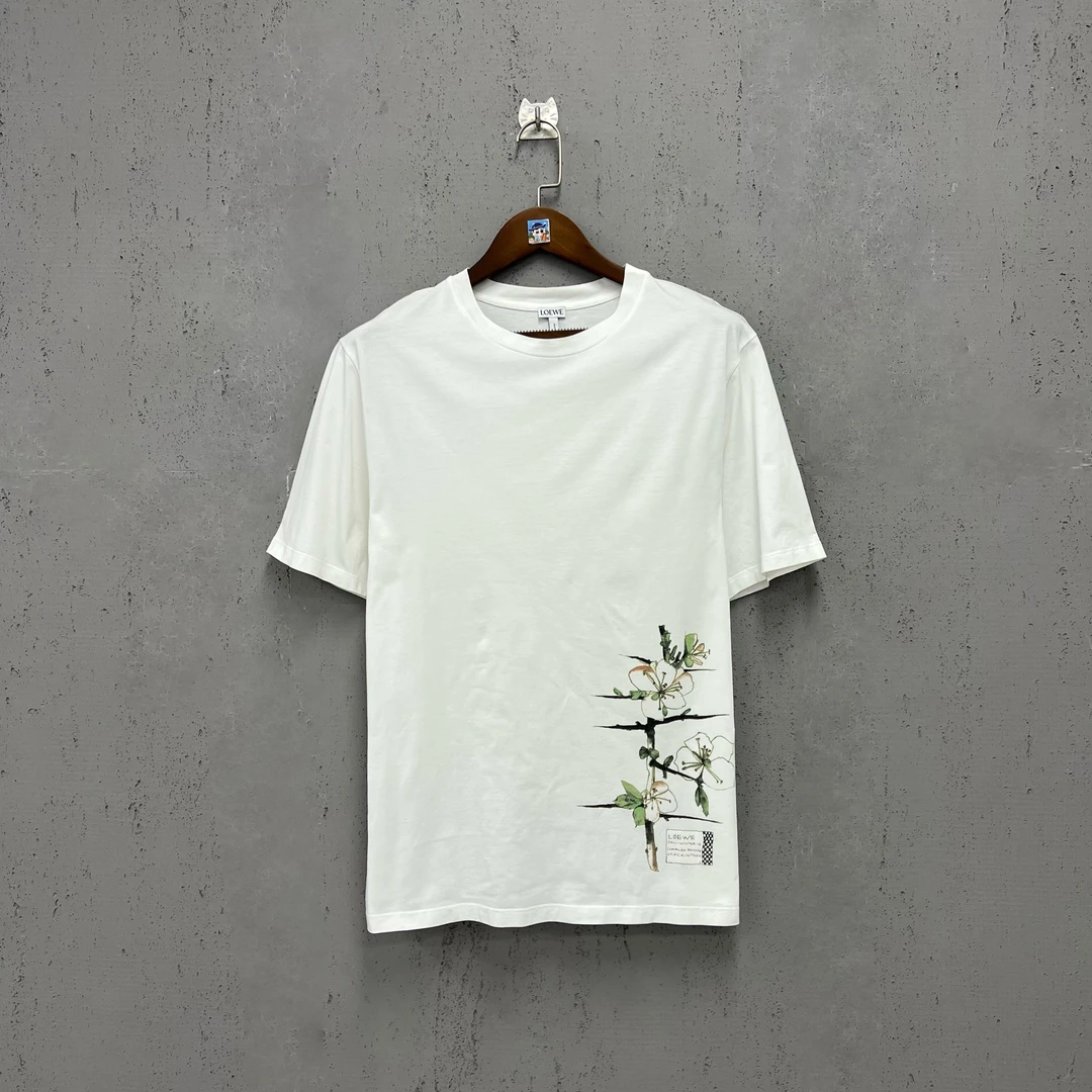 99新 LOEWE/罗意威 罗意威花卉印花logo短袖L码