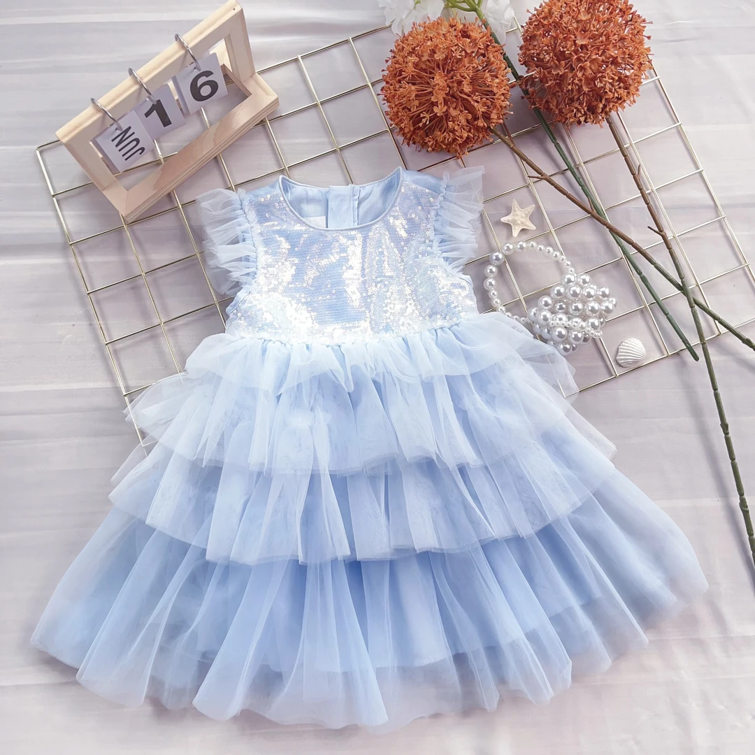 【玉兰初雪】B224女宝夏季裙子百搭洋气公主裙