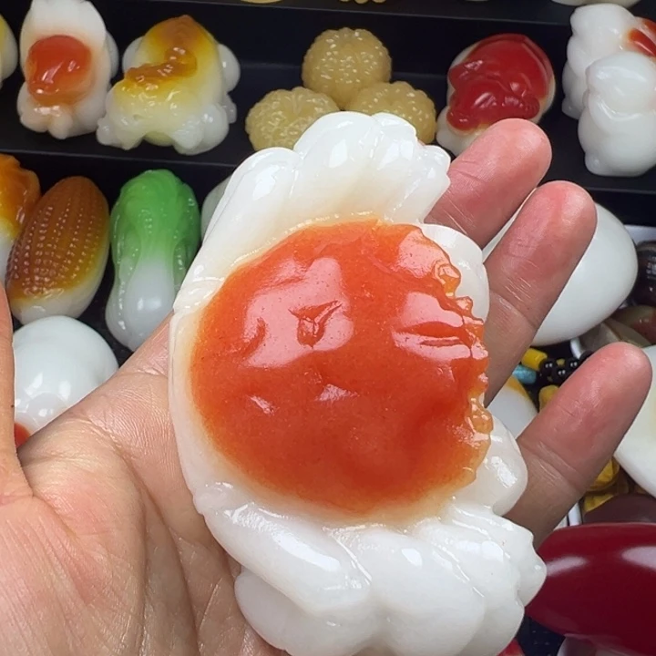 新疆戈壁五彩石金丝