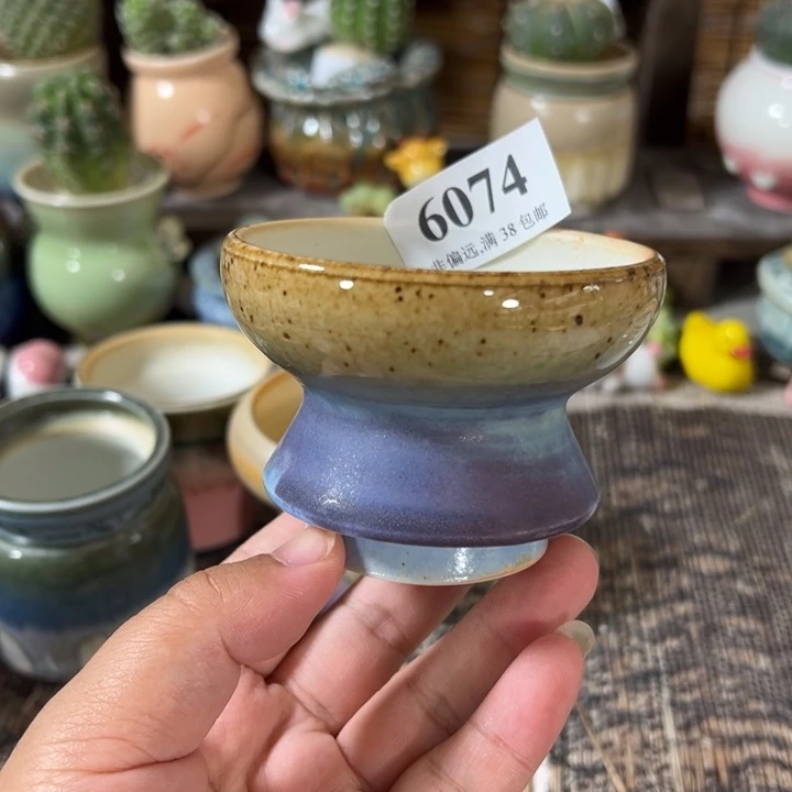 口6 手工花盆满30包邮