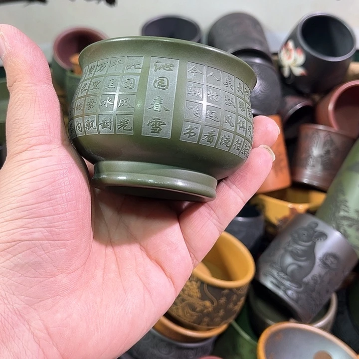 茶杯紫砂全手工紫砂主人杯