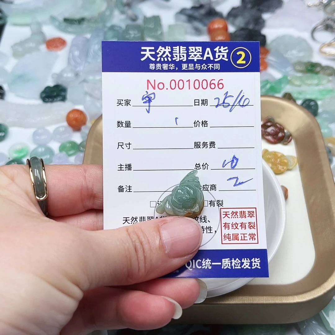 翡翠未镶嵌颈饰宇