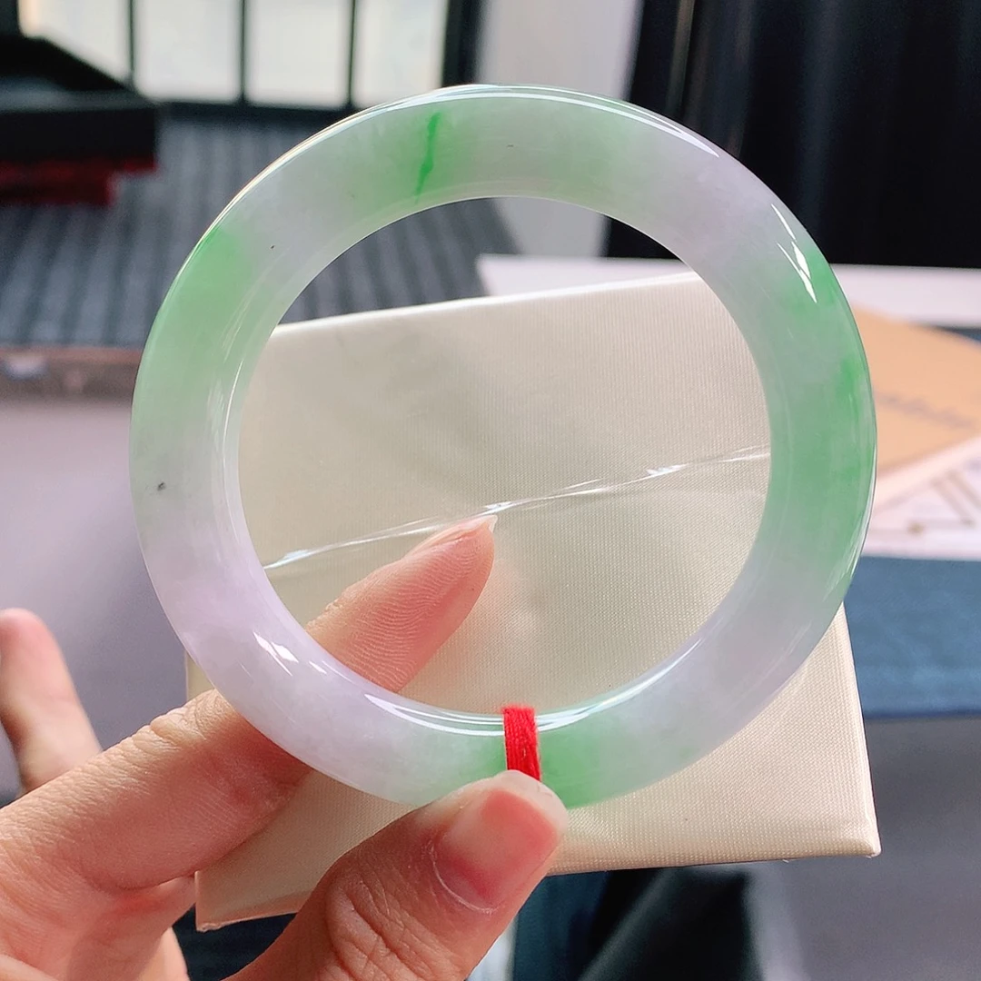 翡翠手镯（圆镯）未镶嵌天然翡翠手镯56