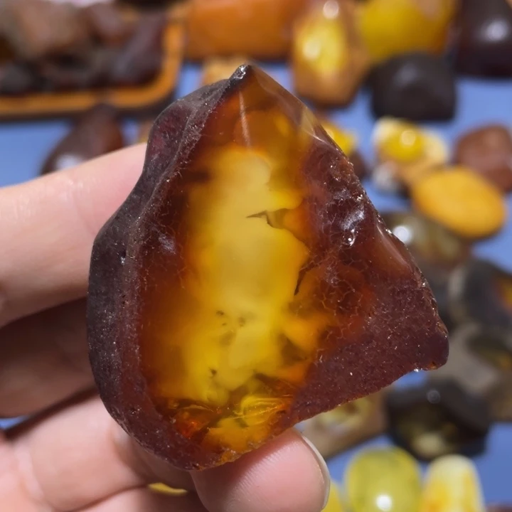 定制琥珀未镶嵌原矿