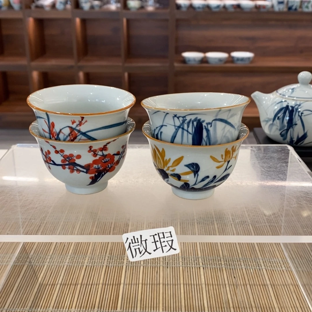 釉下彩手工绘制手工绘制