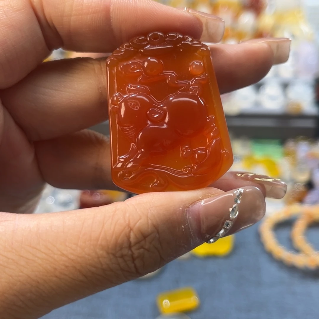 玛瑙/玉髓未镶嵌颈饰