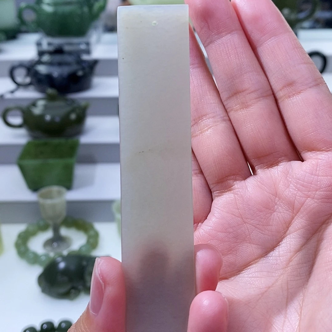 和田玉未镶嵌挂件书签