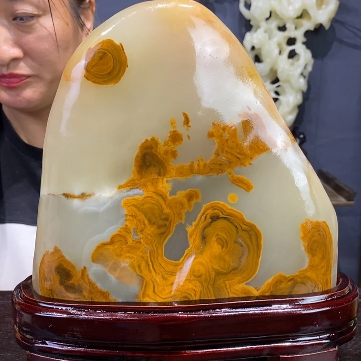 石材精品古青石摆件