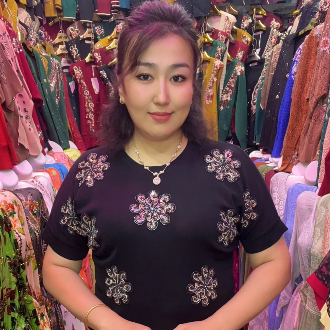 重工针织面料上衣55-90公斤可以穿