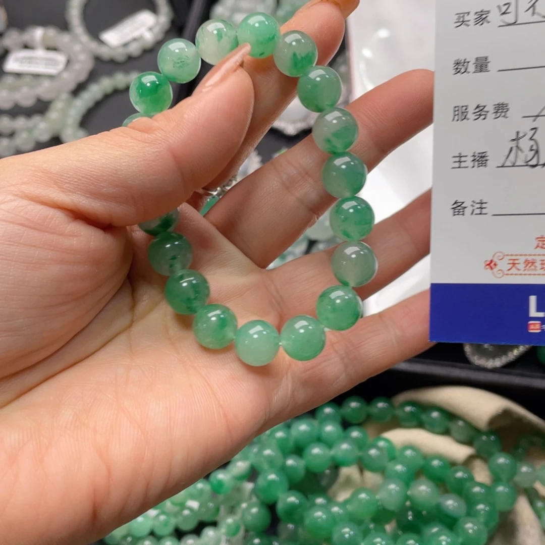 石英质玉手串未镶嵌可*之