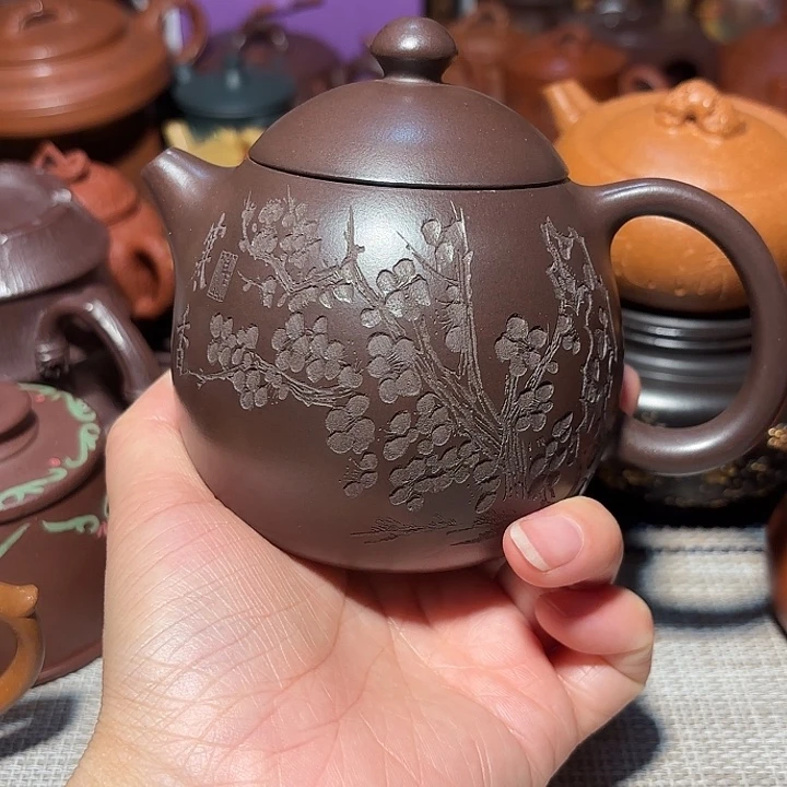 茶壶紫砂原矿宜兴紫砂微瑕