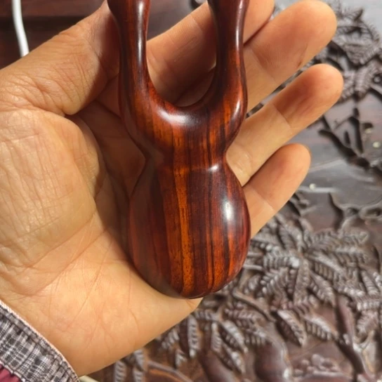 高油高密紫檀青筋檀鼻刮