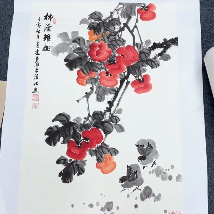 国画纯手绘作品欣赏图