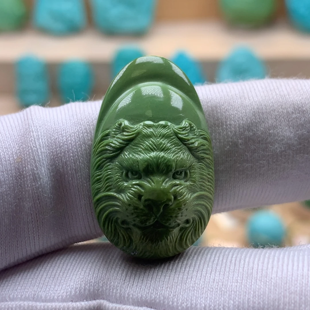 未镶嵌绿松石珠宝奇石