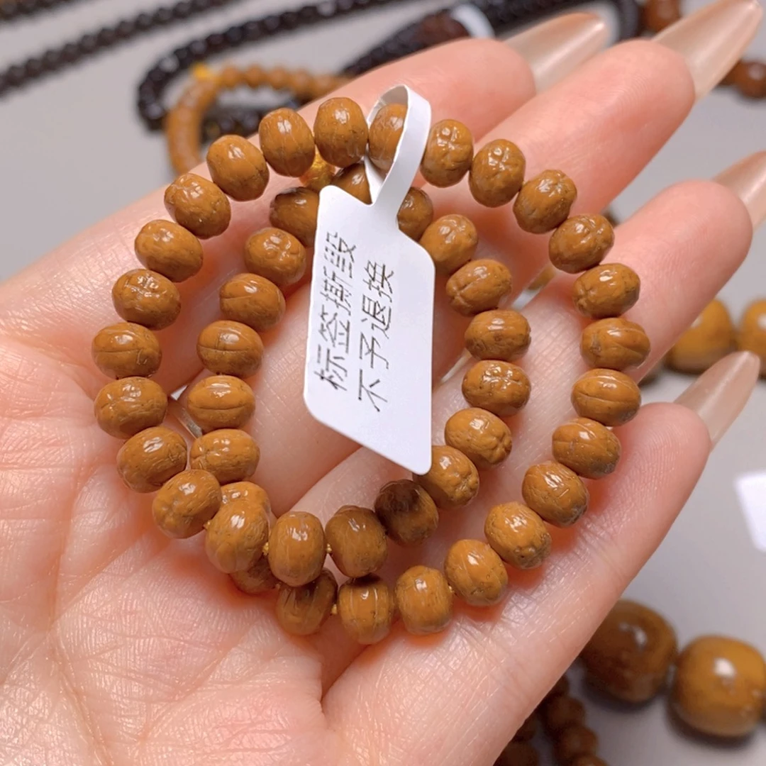 花***落手串紫金鼠15.鼠尖料雕刻小凤眼手持6.6