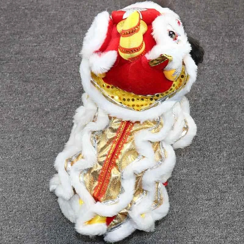 范哲萨狗狗宠物服装醒狮年兽猫咪新年衣服舞狮秋冬装猫猫泰迪冬款