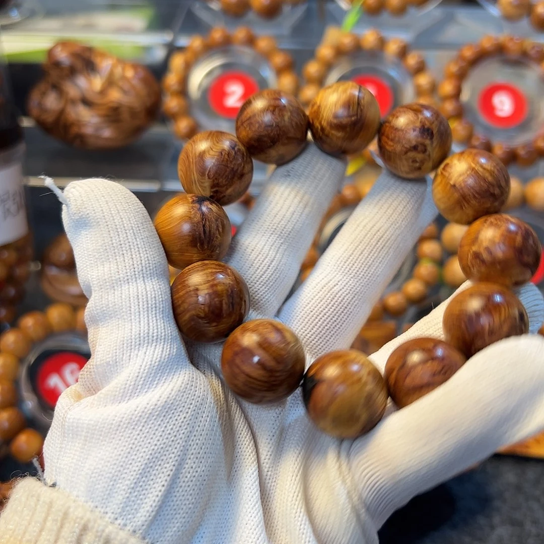 八***月柏木（崖柏）太行崖柏微暇手串