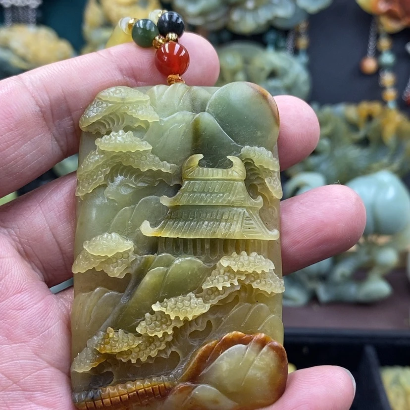 【闪购商品】未镶嵌岫玉吊坠