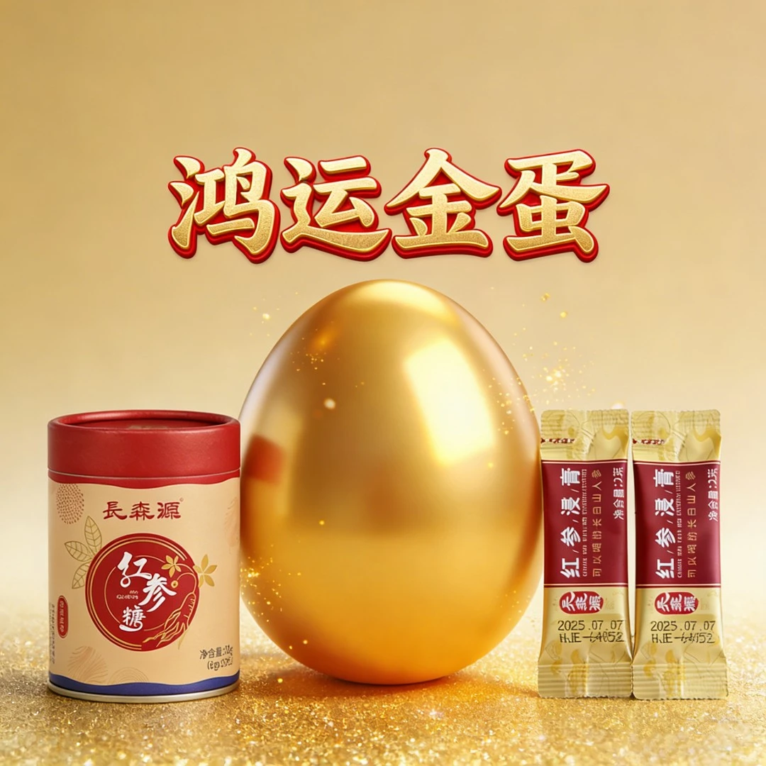 长森源红参浸膏鸿运金蛋【代砸】