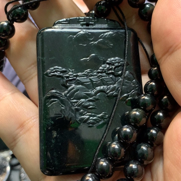 M***ถ翡翠未镶嵌吊坠(不含链)14
