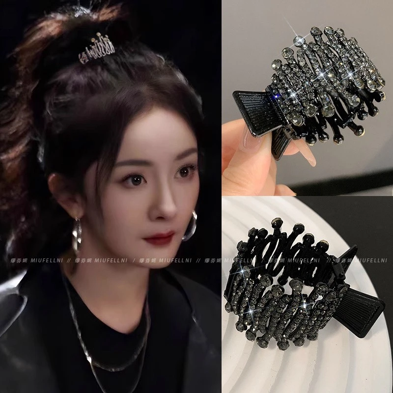 杨幂同款金属高马尾抓夹女固定神器发卡夹子发夹头饰女2025年盘发