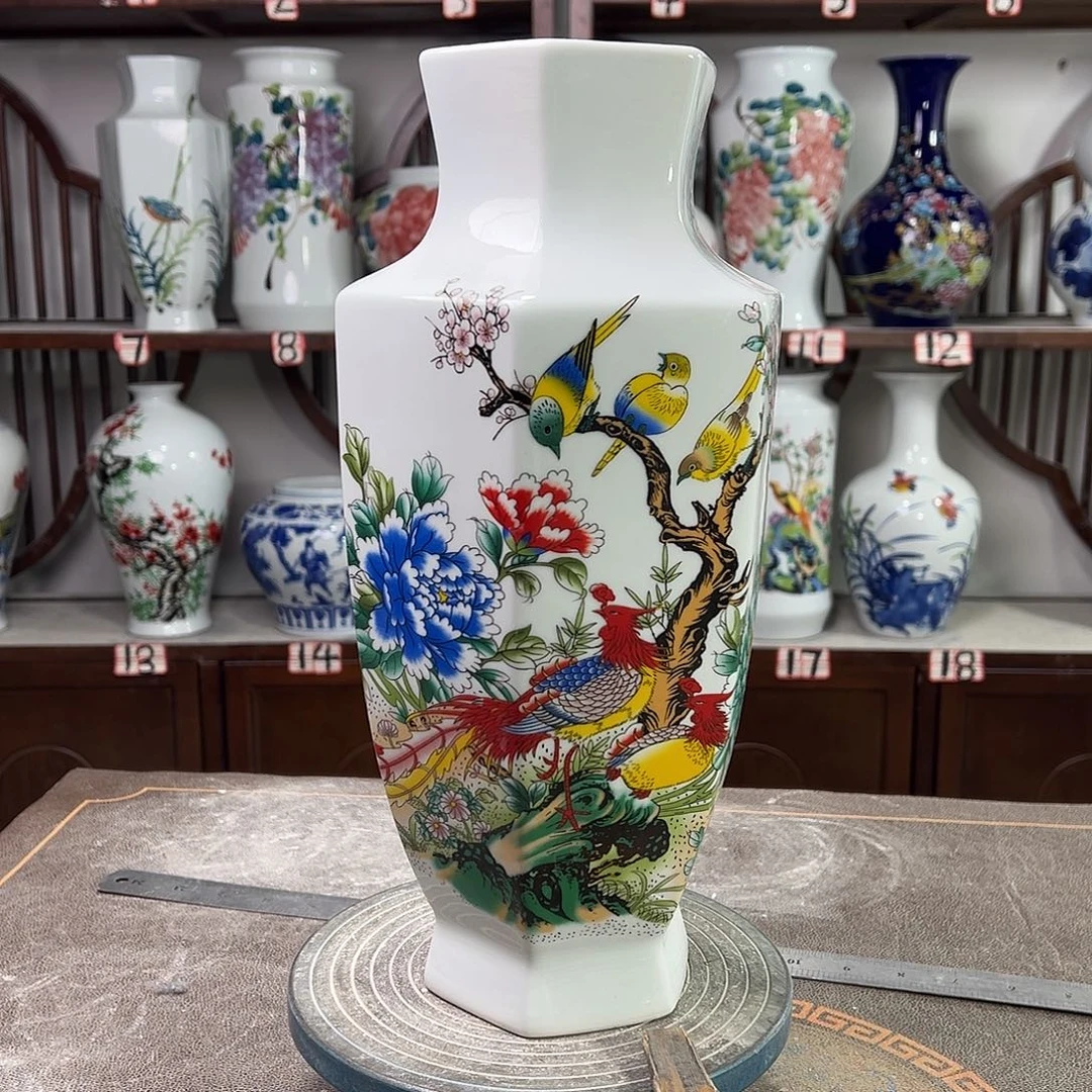 摆件陶景德镇陶瓷6牡丹