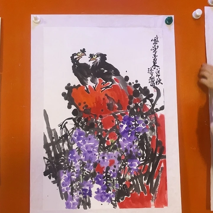 国画张圣敏先生纯手绘作品
