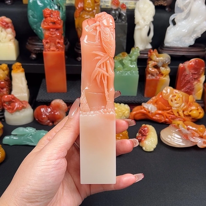 老挝石高山水冻石