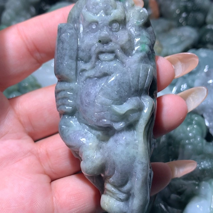 翡翠未镶嵌颈饰保真天然A货翡翠