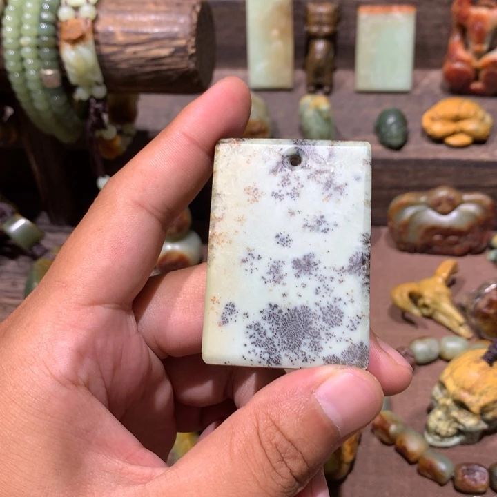 岫岩河磨玉（透闪石质玉）未镶嵌挂件