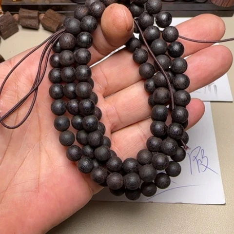 降真香其他降真香紫油0.8*108圆珠手串