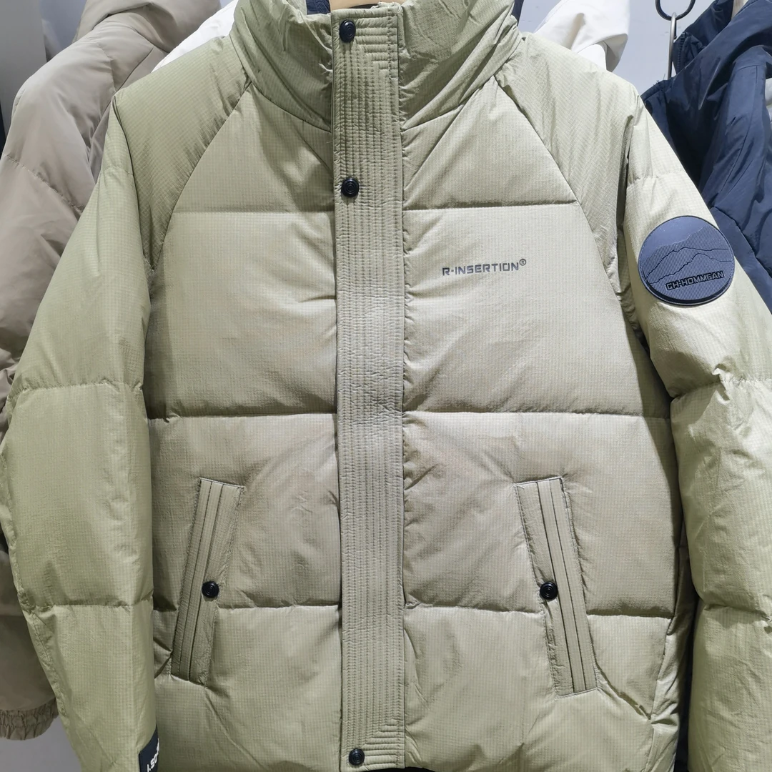 男保暖免烫标准男士长款宽松百搭工装休闲短款棉衣立领