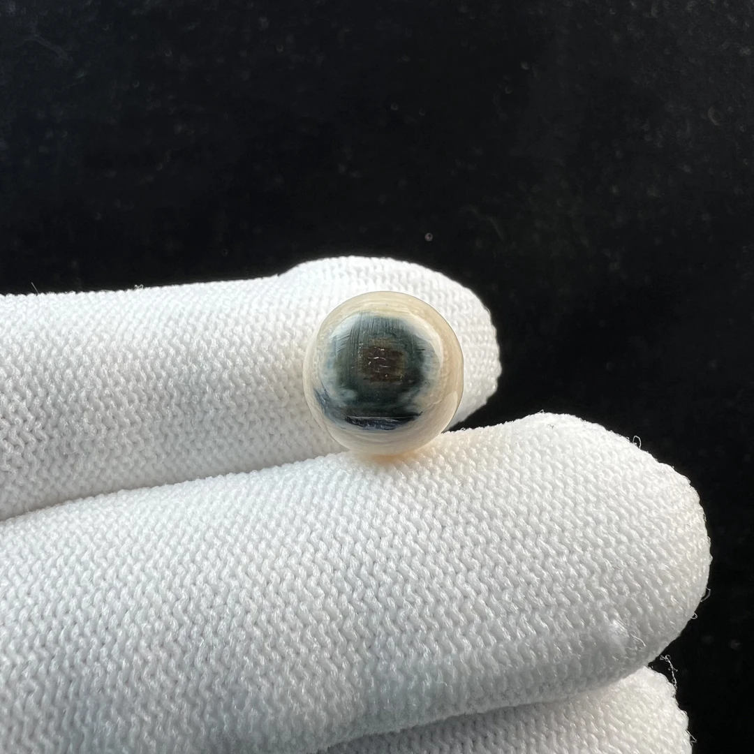 S4071天然猛犸牙 单珠 12mm支持鉴定 假一罚四