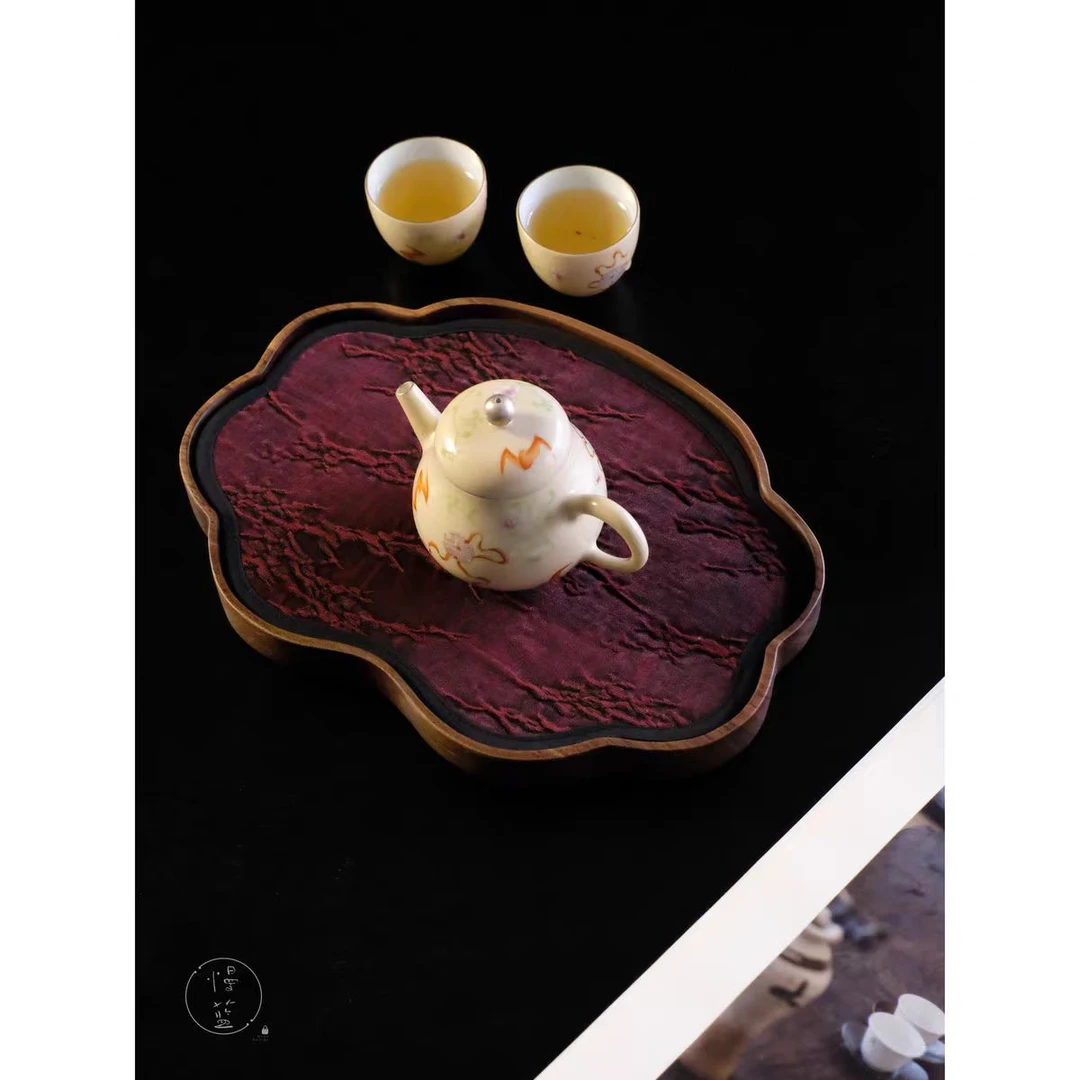 【福器】小号如意茶席-香云纱-如意茶席21*15cm