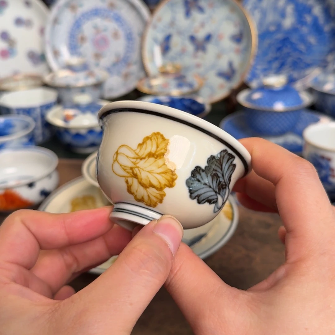 纯手工手绘陶瓷茶具