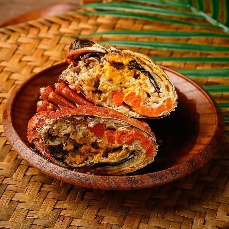 【尝鲜】焦师傅秘制熟醉蟹（两只母蟹）’160g