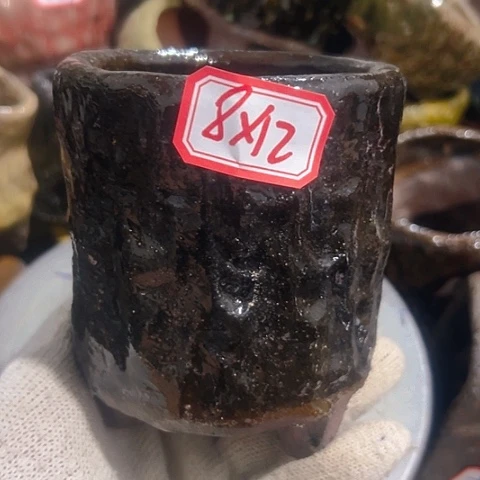 粗陶花盆手工花盆制作