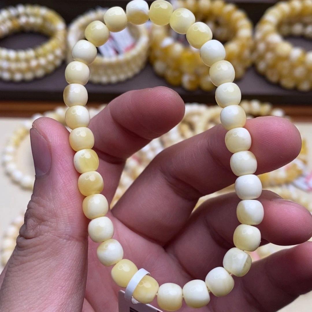 琥珀未镶嵌珠宝奇石6.5mm