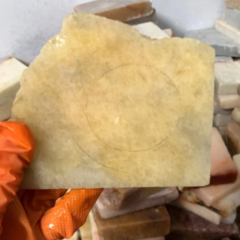 【闪购商品】未镶嵌手镯（圆镯）石英岩玉黄冰冰