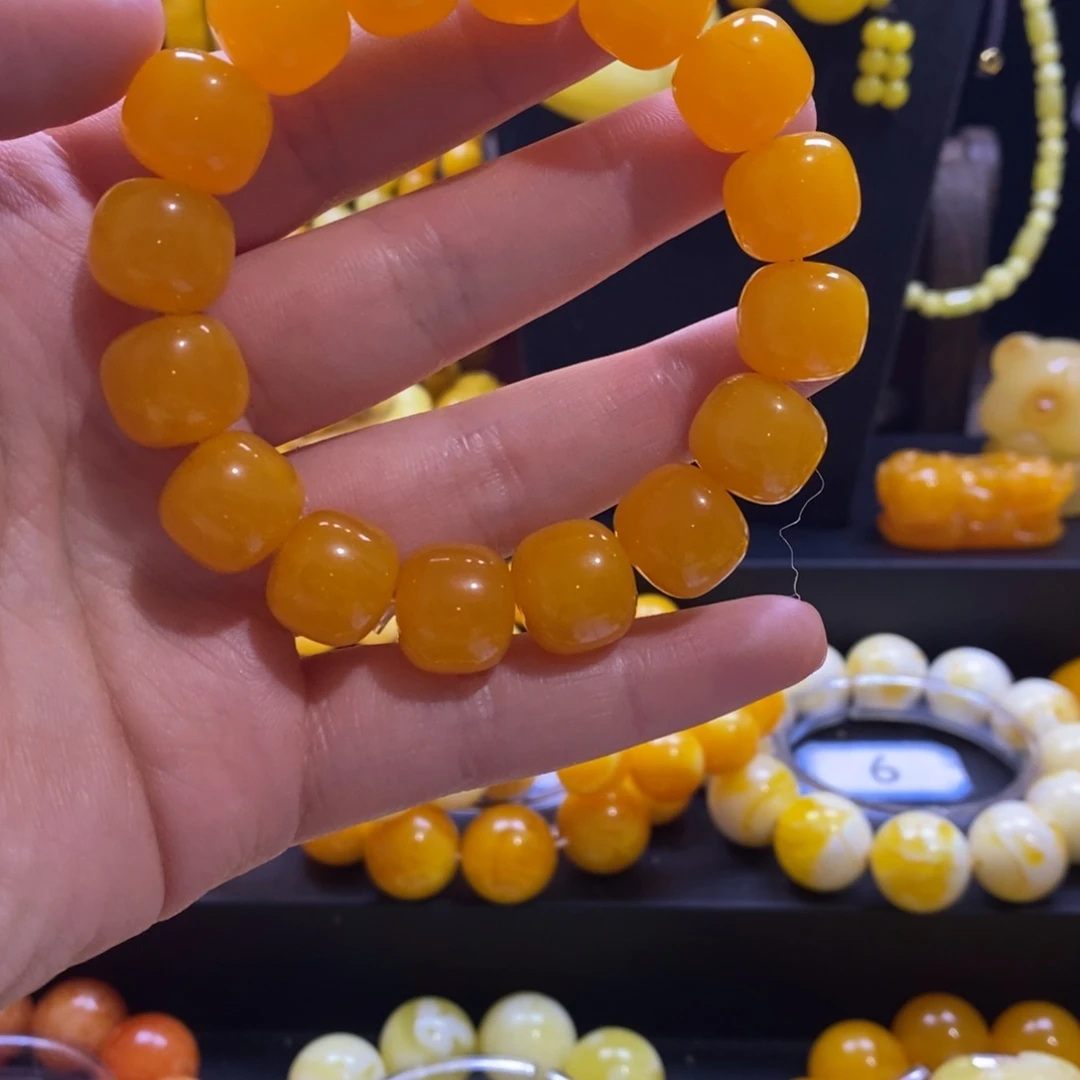 海***雨非金属老蜜全品卡14手串