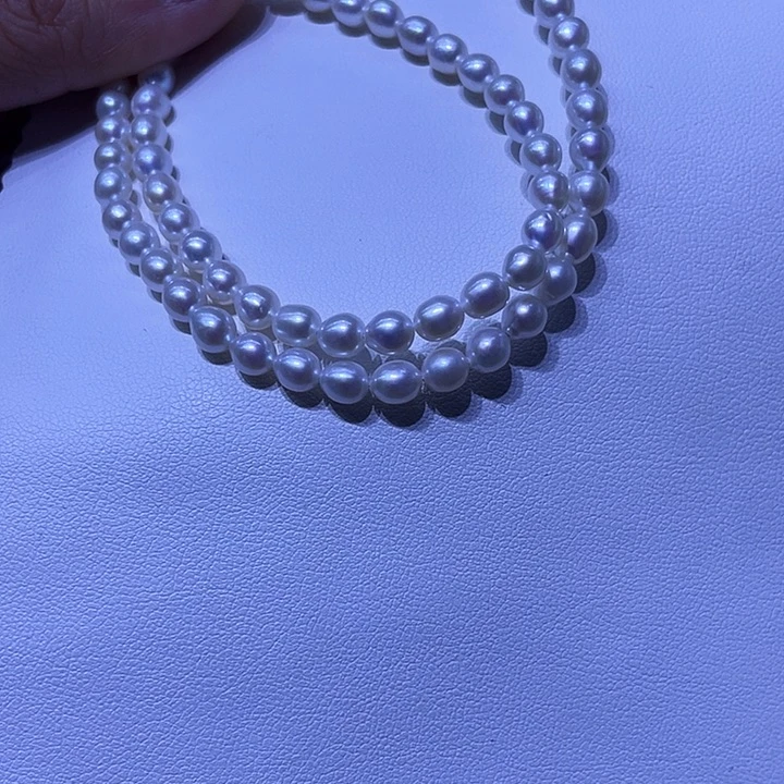 颈饰合金淡水珍珠