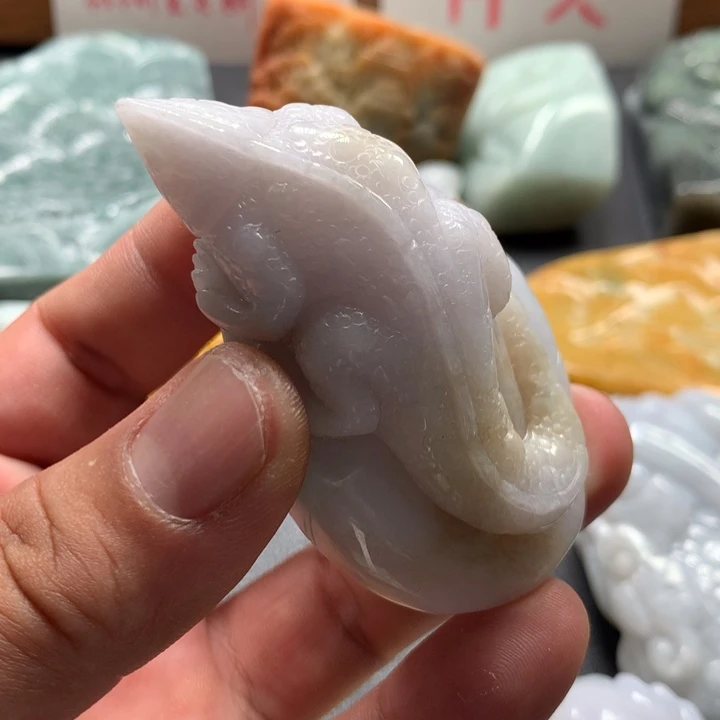 翡翠未镶嵌颈饰保真天然a货翡翠