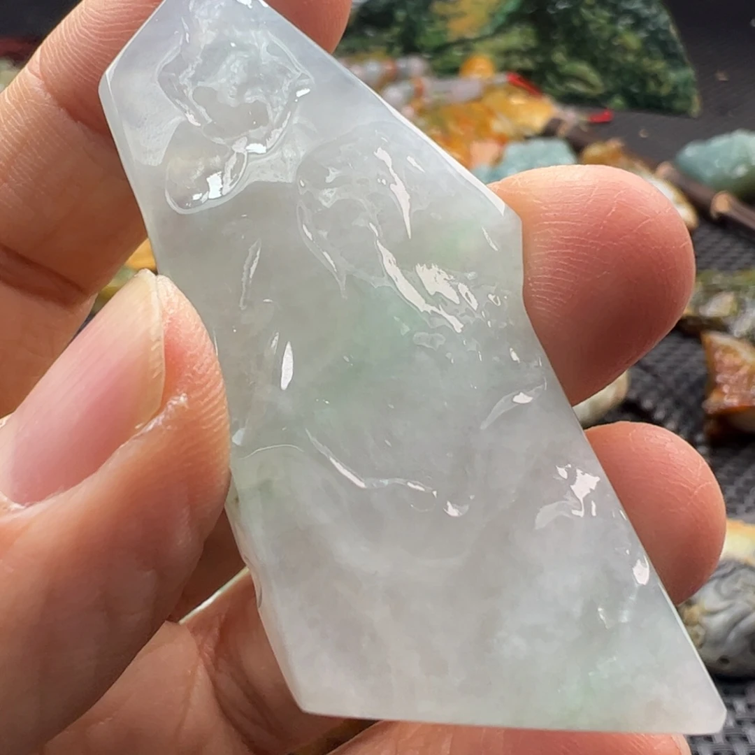 翡翠裸石缅甸翡翠