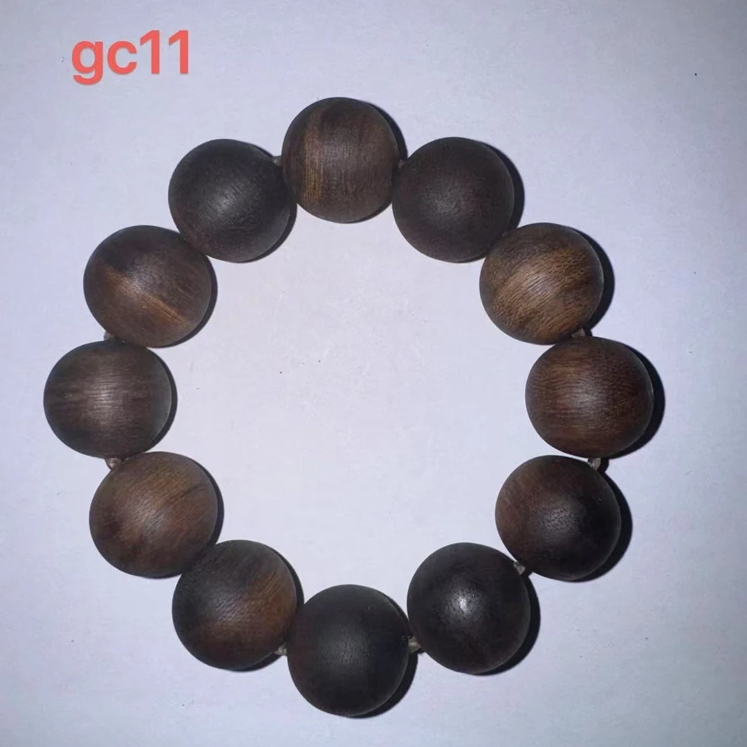串沉香木串单圈手串gc11号