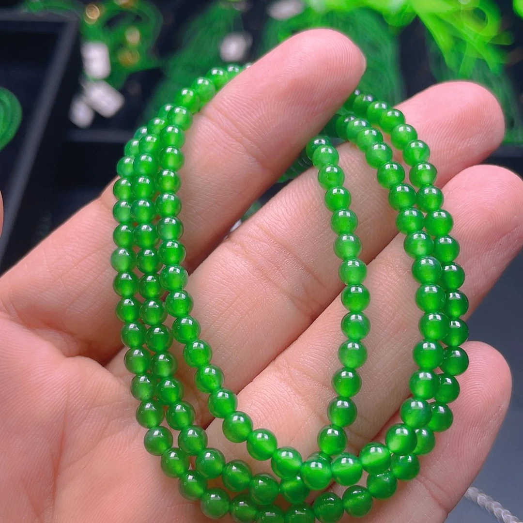 翡翠未镶嵌项链88889888888