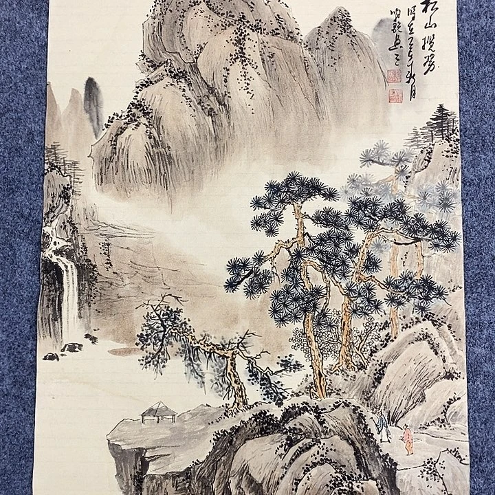 国画国画作品宣纸纯手绘